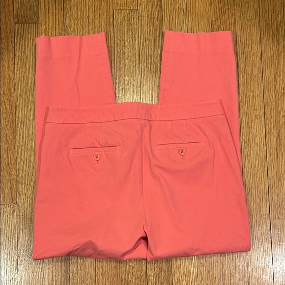 Talbots Chatham Crop Pants in Vibrant Coral Size 8 - Picture 9 of 10